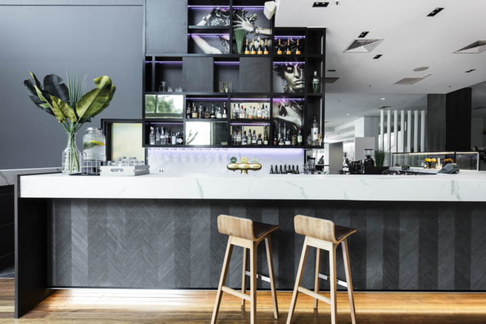 Fixed, Novotel Brisbane - Gourmet Bar, office defits, fitout services, office stripouts, refurbishments