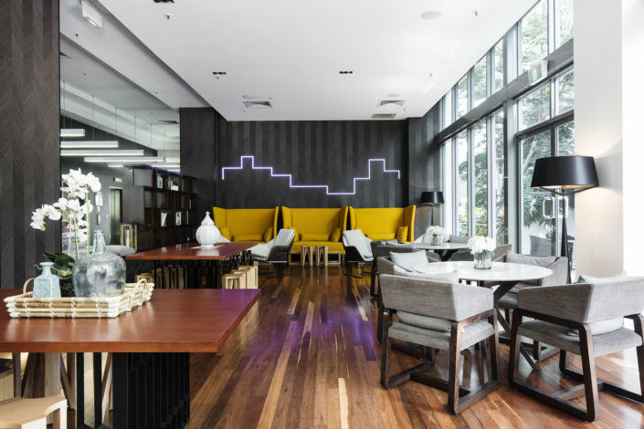 Fixed, Novotel Brisbane - Gourmet Bar, office defits, fitout services, office stripouts, refurbishments
